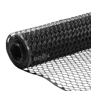 BOEN Poultry Hex Garden Fence Netting 4 ft. x 50 ft. Plastic Corrosion Resistant