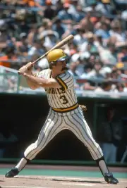 Phil Garner Pittsburgh Pirates bats v the Philadelphia Phillies at- Old Photo 2