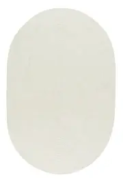 Tula Cream Oval Indoor Outdoor Rug - Flat Weave, Low Profile, Tightly Woven, No Pile, Durable Texture