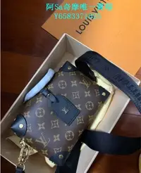 在飛比找Yahoo!奇摩拍賣優惠-LV M45571 黑色皮革 Monogram 迷你行李箱造