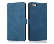 Leather Flip Case for Iphone 6 6S Stand Magnetic Clasp Closure Cash Credit Card Slots Case-Blue