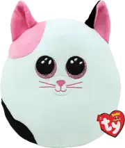 Ty - Squish-a-boos - Muffin - Pink And White Cat Large 36cm (14'') - Squishy ...