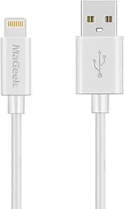 MaGeek Lightning to USB Cable, [ Apple MFi Certified] 3.0m Super Long iPhone Charge Cable Data Cable for iPhone 13/12/11/Pro/SE/XS/XS Max/XR/X/8 Plus/7/6S Plus, iPad Pro Air 2, iPod (White)