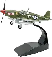 1/72 P51 Fighter Collections Aircraft Ornament Diecast Model with Display Base