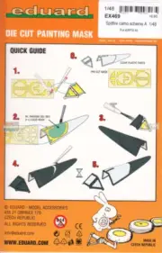 EDUEX469 1:48 Eduard Mask - Spitfire Camo Scheme A (AFX kit)
