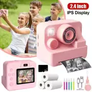 Instant Print Camera for Kids 2.4”creen Kids Instant Cameras Birthday Toy﻿
