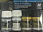 Vallejo Diorama Effects Mud and Puddles Colour 4 Piece Set