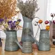 歐式鐵皮花桶花灑擺件復古裝飾插花花瓶花器 (3.8折)