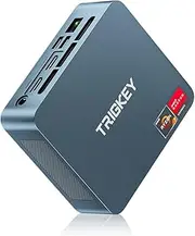 Mini PC AMD Ryzen 7 5800H(8C/16T, Up to 4.4GHz) 16G DDR4 500G NVME SSD, Trigkey Speed S5 Mini Desktop Computer,Support Radeon Graphics 8Cores 2000MHz| WiFi6 | BT5.2 | HDMI |DP| Type-C | USB 3.2