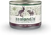 Wallaby Pate Cat Formula, Balanced & Complete Diet for Adult Cats, Grain-Free