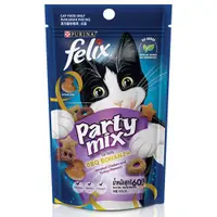 在飛比找ETMall東森購物網優惠-Felix菲力貓 貓脆餅60g x16包組 BBQ饗宴燻雞火