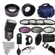 NIKON D3300 D3200 D3100 DSLR EVERYTHING YOU NEED PRO ACCESSORY KIT FAST SHIPPING