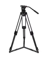 Cam Gear DV6P Carbon Fiber, Fluid Head, Pan Bar, Tripod, Ground Speaker