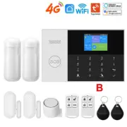 Wireless Home Alarm System Phone 4G Wifi Tuya Smart Home Child Safety Protection
