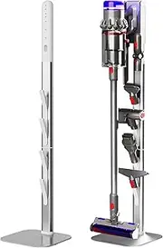 Aumerage Vacuum Stand for Dyson, Stand-Storage-Holder-Station-Docking, Compatible with Dyson G5 V6 V7 V8 V10 V11 V12 V15 Cordless Vacuum Cleaners, Compatible for Central Vacuum Installation Parts