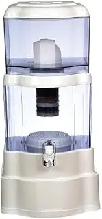28L Benchtop 8 Stage Water Filter - Ceramic Carbon Mineral Stone Silica Purifier