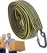 Motorcycle Elastic Shelf Straps | Automotive Cargo Nets - Powersports Accessories, Elasticity Luggage Bands with Hook Multifunctional Hardware, Bungee Cords