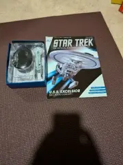 Eaglemoss Star Trek #152 U.S.S. Excelsior Nilo Rodis Concept 1 with Magazine