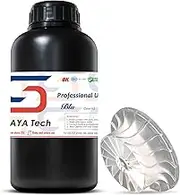 Siraya Tech Blu 3D Printer Tough Resin with High Toughness Resolution Strong and Precise 3D Printing 405nm UV-Curing Rapid Resin for LCD DLP 8K 3D Printer (1kg, Clear V2)