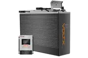 VoltX 12V 100Ah Slim Lithium Battery + 30A DC to DC LiFePO4 Battery Charger Bluetooth