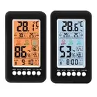 Digital Indoor Hygrometer Thermometer Accurate Temperature Humidity Meter Clock