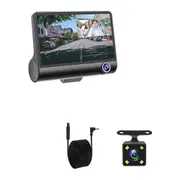 Car Dvr 4 Inch 3 Camera Lens Dashcam FHD 1080P Auto Video Recorder Dash Cam(TF Card is Not Included)