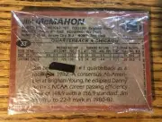 1983 TOPPS FOOTBALL UNOPENED CELLO PACK W/ McMAHON RC ON BACK