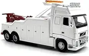 for 1:76 Scale Volv Road Rescue Vehicle Multifunctional Engineering Vehicle Model Car Fan Collection