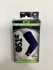 OS1st Elbow & Arm Support Sleeves Pair AS6 Size Medium Basketball/Volleyball