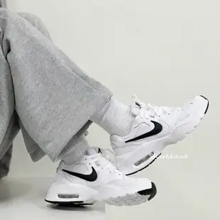 高版本 Nike Air Max Fusion 全白 黑勾 白 氣墊 慢跑鞋 CJ1671-100