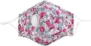 The Mask Co. Three layers of cotton and a multi-layer filter (Flower fields Pink)