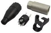 XLR PLUG CONNECTOR 5 POLE NICKEL - AC5M