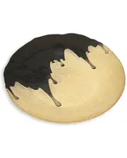 Alice Pazkus Set of Four Gold And Black Dipped Designed 8.25in Salad Plates