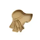 Barbie Hat Cookie Cutter & Embosser