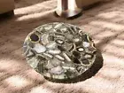 12" Natural Agate Coffee End Table Top Handmade Art Geode Stone Centerpiece Deco