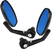 Generic 1 Pair Rearview Mirror Rear View Mirror Motorcycle Mirrors for Handlebars Bike Reflectors Cruiser Bike Accessories Motorcycle Handlebar Mirrors Snowmobile Mirrors Glass Black
