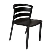 SK Designer Living | Mario Plastic Chair | Black
