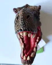 Dinosaur T-Rex Hand Puppets Realistic Latex Soft Animal Head Toy