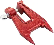 Chainsaw Stump Vise, Adjustable Metal Saw Clamp, Heavy Duty Filing Sharpening Tool, 12.5x7.7cm, Portable Design, Chainsaw Accessories for Men, Outdoor Cutting Maintenance Support