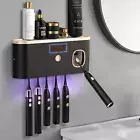 Toothbrush Holders for Bathrooms with Toothpaste Dispenser