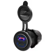 QC 3.0 USB PD Car SUV Quick Charger Socket For iPhone/Samsung/Galaxy/Nexus/Nokia (for: Fiat)