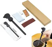 Guitar Bow, Guitar Pick Bow For Acoustic, With Rosin Sandpaper Cloth, Portable Performance Accessories Plucking String Tool For Music Enthusiasts Professionals