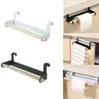 Kitchen Roll Toilet Paper Towel Holder Rack Under Cabinet Storage Hanger Shelf