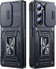 Armor Compatible for Samsung Galaxy Z Fold 6 Case with Camera Cover Miliary
