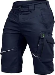 [Leibwächter] Kurzehose Short FLEXK Flex Line Kornblau-Schwarz