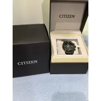 在飛比找蝦皮購物優惠-CITIZEN 光動能計時腕錶43mm 黑色 (CA0615