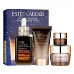 *ESTEE LAUDER雅詩蘭黛 特潤無敵修護組(特潤超導全方位修護露50ML+特潤超導醒膚潔顏蜜30ML+年輕無敵膠原霜15ML+特潤全能修護亮眼霜5ML) (效期至2025/12)