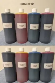 (8,000ml) PREMIUM COMPATIBLE BULK INK REFILL FOR EPSON ECOTANK PRINTERS C-Y-M-K
