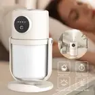 Car Home Air Purifier Diffuser Aroma Rotating Humidifier Mist Atmosphere Light