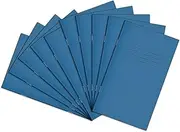 Rhino Stationery Exercise Book | 200 X 120mm | 64 Page | 8mm Lined | Light Blue| Learning Resources | School Books | Pack of 10 | Light Blue